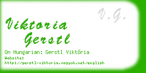 viktoria gerstl business card
